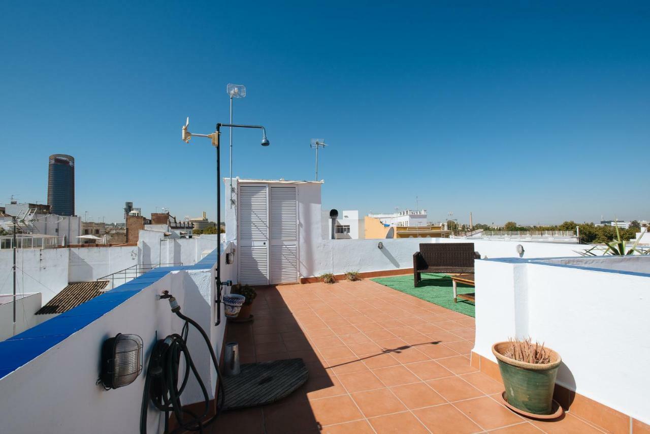 Ferienwohnung Cozy Attic With Terrace- 1Bd 1Bth- San Vicente Sevilla Exterior foto