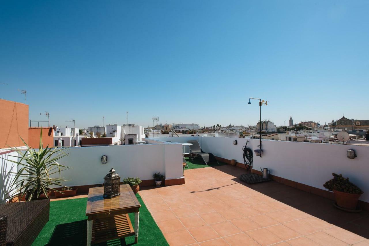 Ferienwohnung Cozy Attic With Terrace- 1Bd 1Bth- San Vicente Sevilla Exterior foto