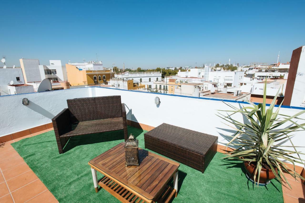 Ferienwohnung Cozy Attic With Terrace- 1Bd 1Bth- San Vicente Sevilla Exterior foto